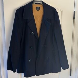 Blue J Crew Mens peacoat medium